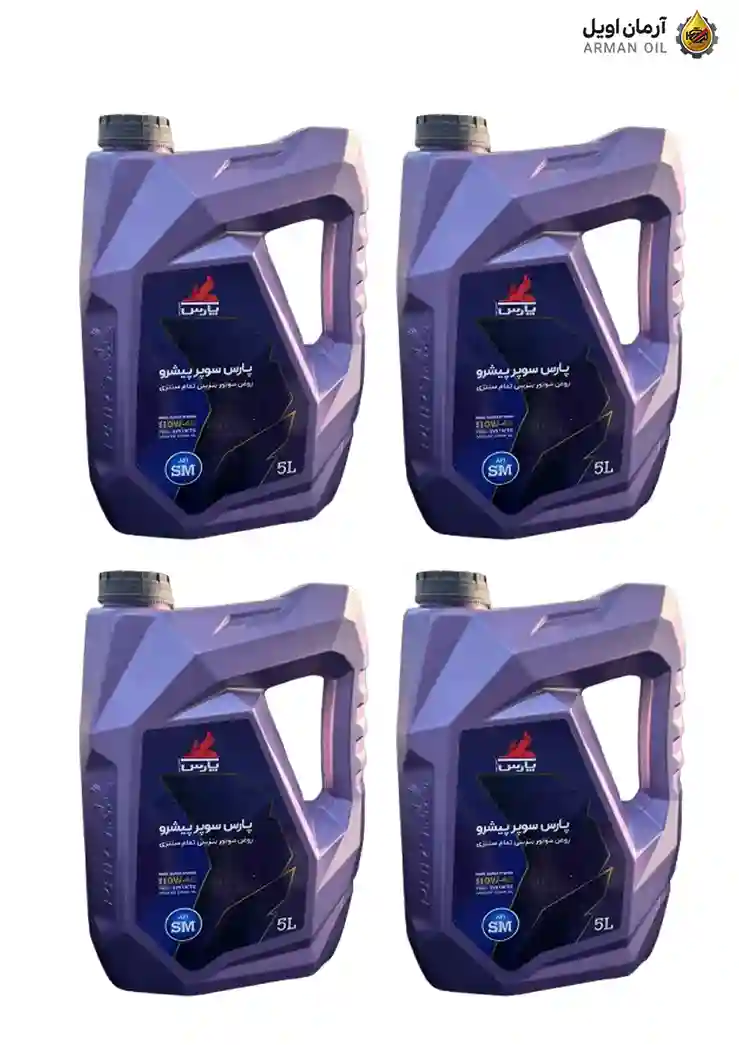 پارس سوپر پیشرو SM 10W-40 Renew پنج لیتری-کارتنی 4 عددی